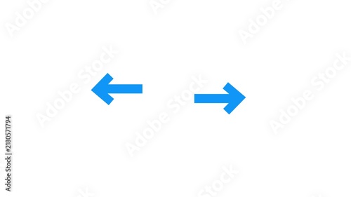 Left Right Navigation Control Symbols Animated Graphic
Directional Arrow Buttons for Website and Mobile Interface HD Video,