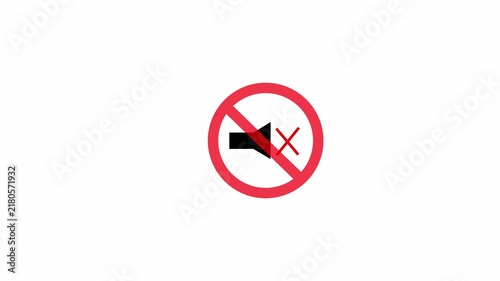 Muted Speaker Icon with Cross Symbol for Silent Audio
Speaker Mute Icon for Volume Control and Audio Settings 4k Video,