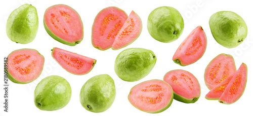 Obraz na płótnie guava isolated, full depth of field