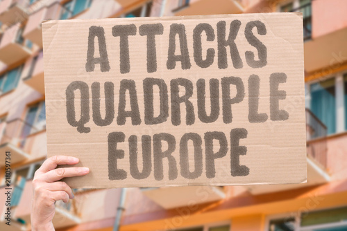 Fotografía "Attacks quadruple Europe" Hostile sabotage surges across continent