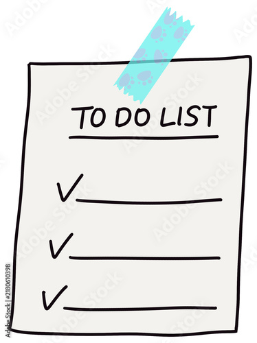 Handwritten To Do List