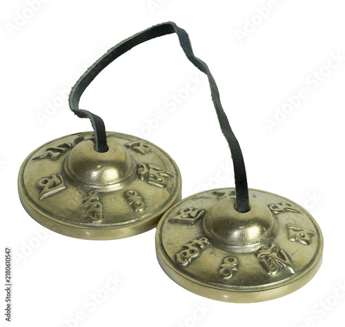 Tibetan tingsha cymbals for meditation and sound healing
