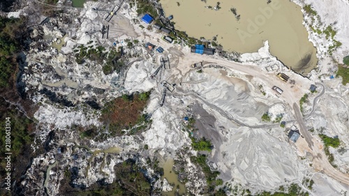 Canvastavla Land degradation and industrial mining activities in a rural area of South Kalim