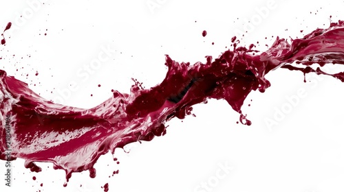 Wine Splash Abstract Art