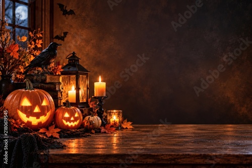 Halloween Still Life Background