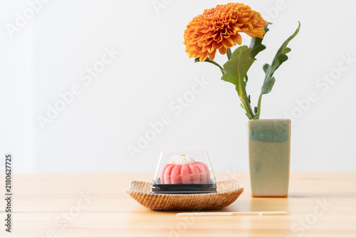 花,マム,パラドフダーク,重陽の節句,上生菓子,着せ綿