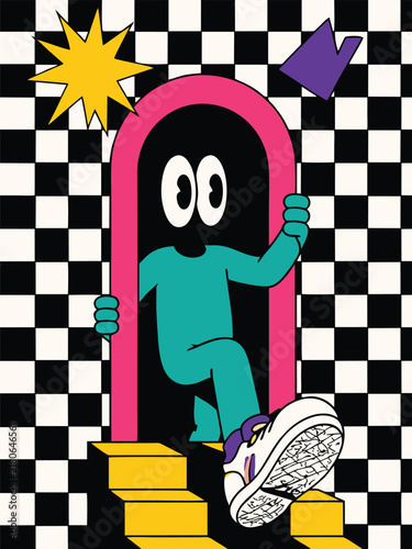 01 Colorful surreal cartoon illustrations with quirky characters
