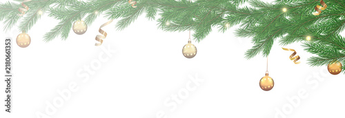 фотографія Garland of spruce branches