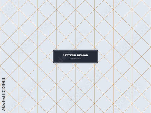 Minimalist geometric diamond pattern with thin gold lines on a light grey background