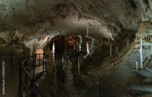 Фотография The breathtaking interior of Postojna Cave, located in southwestern Slovenia