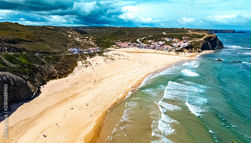 Monte Clerigo beach, Aljezur, Algarve, Portugal