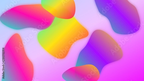 Vibrant abstract background with colorful flowing liquid organic shapes