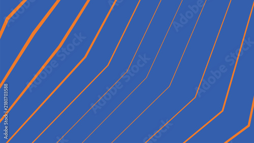 Abstract diagonal lines pattern on blue background