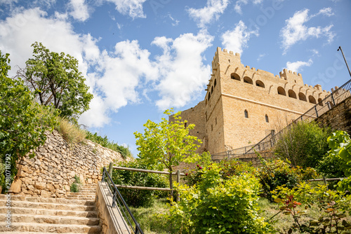 the medieval castle of Valderrobres, Comarca of Matarrana, province of Teruel, Aragon, Spain