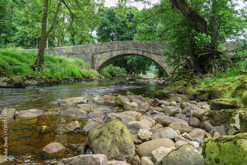 Foto Steinerne Brücke über den Arkle Beck bei Langthwait, Upper Arkengarthdale,