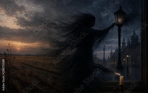 A ghost on the outskirts of the city turns off the lights
