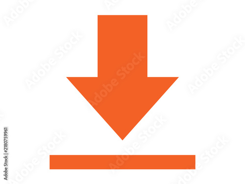Download vector icon isolated on transparent white background