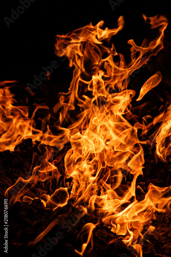 Obraz na płótnie Fire Blaze Texture