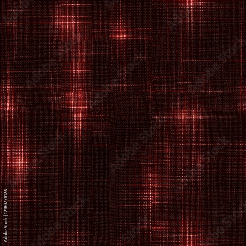 Subtle Linen Fabric Texture with Glowing Fiber Optic Effect in Rich Red Tones for Elegant Background Design