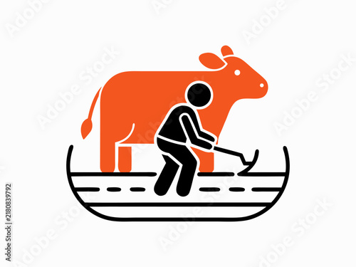 Modern Cow Milking & Dairy Farming – Farmer Working with Livestock on a Farm