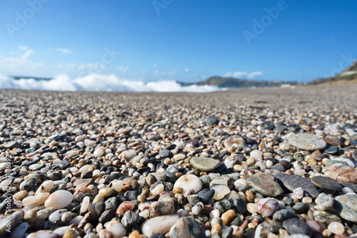 Close-Up View of a Pebble Beach in Milazzo