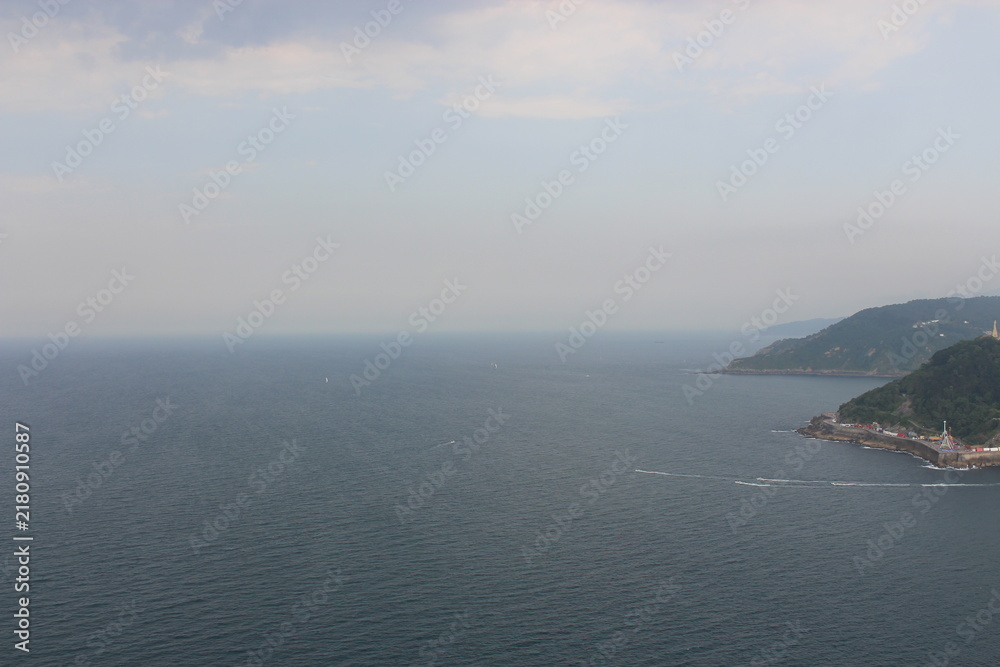 Fototapeta premium San Sebastian, Donostia, playa, España, Norte de España. Europa