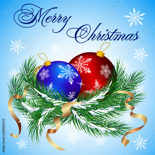 Gorgeous Christmas tree decorations in illustration.Color vector illustration with beautiful Christmas tree balls used for decoration for Christmas and New Year.