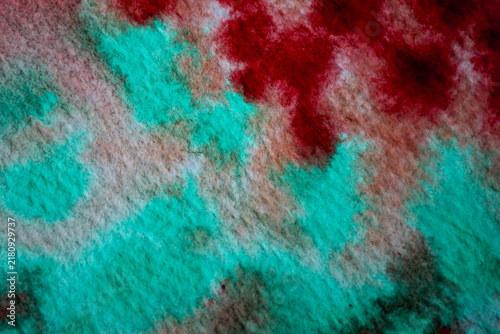 Watercolor Texture Background with Abstract Flowing Color Wash
