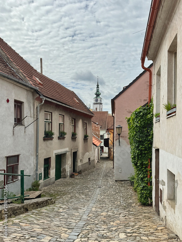 The Jewish Quarter in the old town of Trebic in Czechia