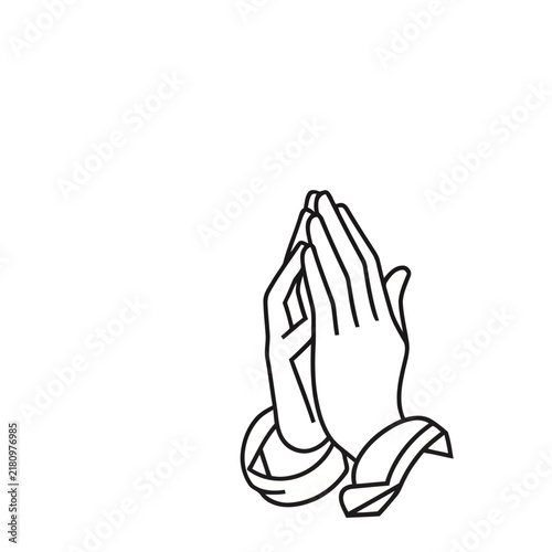 Praying Hands Icon