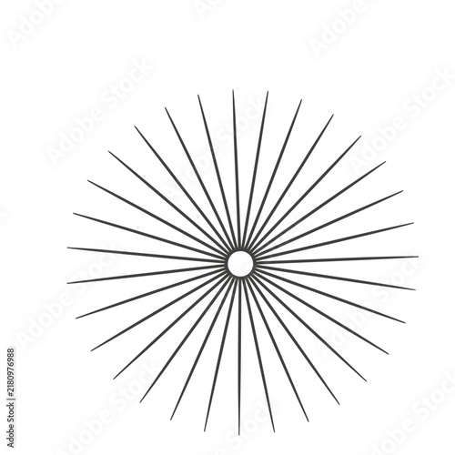 Radial Lines Abstract Design