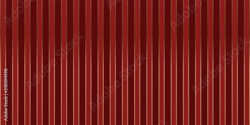 Luxury red and gold vertical stripes background. Elegant maroon geometric parallel lines pattern for premium banner, sophisticated wrap, and corporate identity backdrop