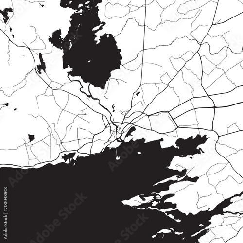Galway City Skyline Vector Illustration Featuring Ireland Famous Landmarks And Architecture Cityscape Design