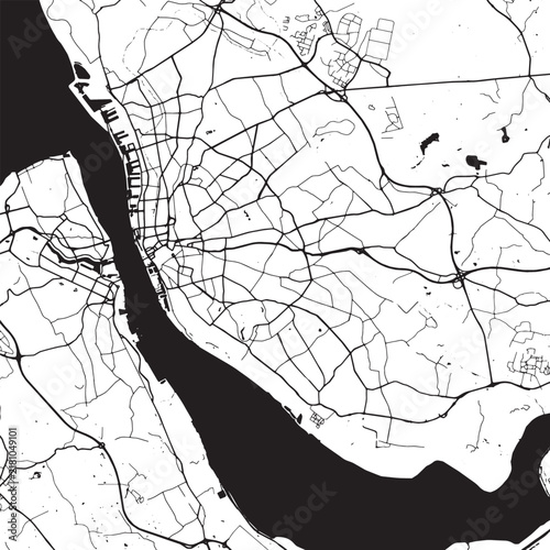 Liverpool City Skyline Vector Illustration Featuring United Kingdom Famous Landmarks And Architecture Cityscape Design
