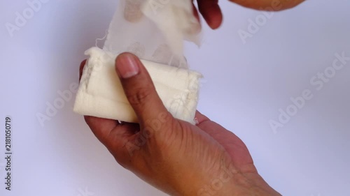 Hands opening wound dressing, medical first aid equipment