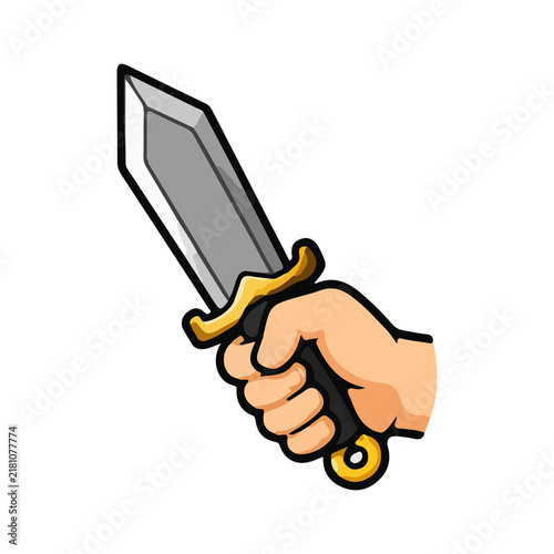 Cute game style element illustration with pixel art design, simple shapes, colorful details, retro game aesthetic, clean edges, fun and playful appearance, isolated on a white background.