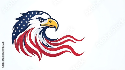 National Eagle Patriotism Symbol