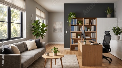 Stylish Modern Marketing Agency Workspace