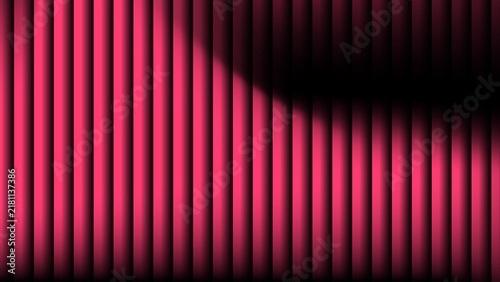 Abstract glowing turquoise vertical lines on black background for digital technology design