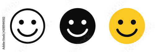 Smile Happy Face Positive Reaction Icon