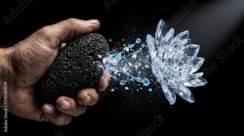 Captures how adversity refines and polishes human character rather than destroying it.