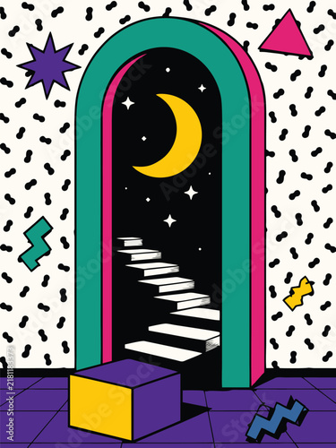 85 Colorful surreal cartoon illustrations with quirky characters