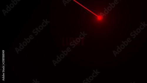 Cinematic Light Animation . Glowing Light in Darkness . Dark Aesthetic