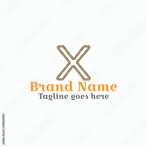 Rope made Letter 