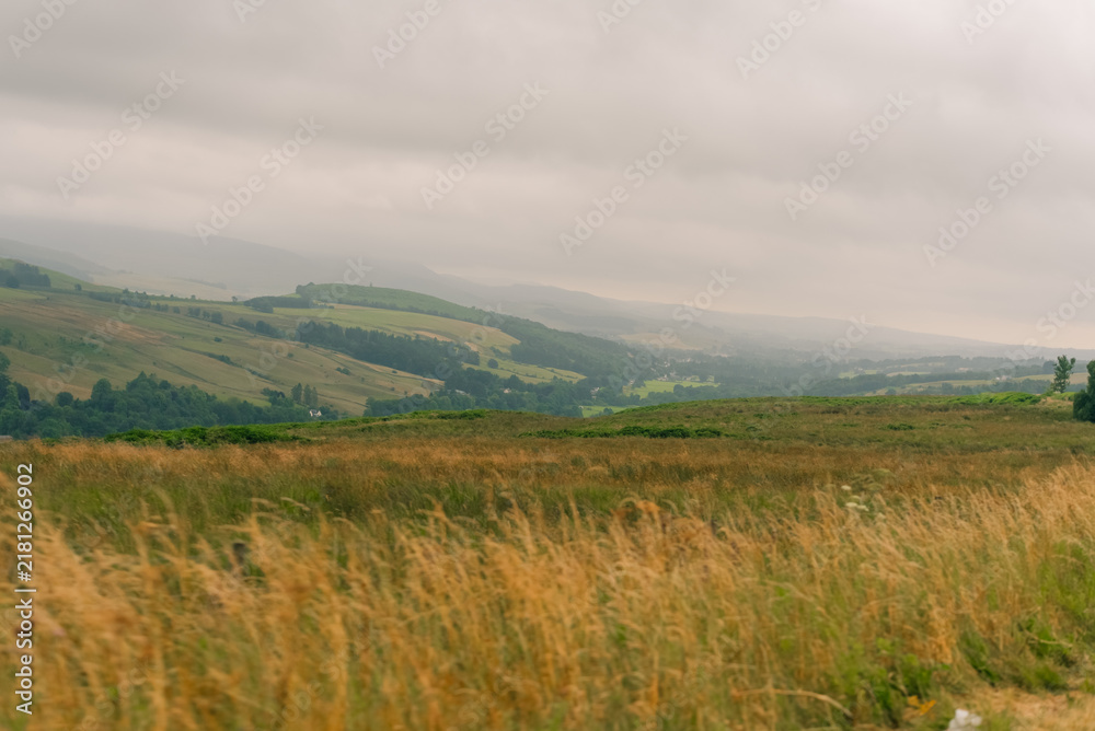 Fototapeta premium Devil Beef Tub, a dramatic natural hollow near Moffat in the Scottish Borders, Scotland, UK - 4 September 2026.