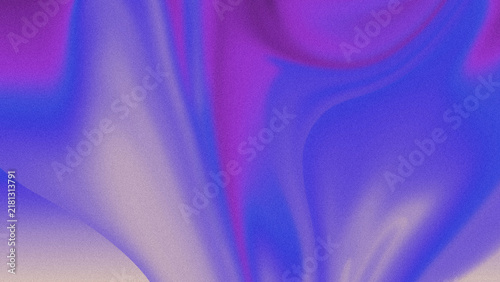 Abstract purple silk background with fluid grainy gradient texture. Neon colors	