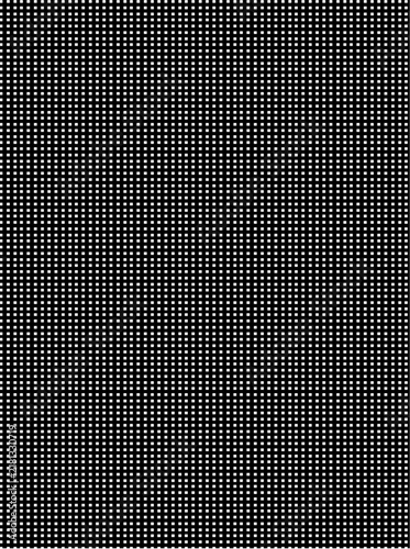 Monochrome Wavy Grid Pattern with Optical Illusion Effect, Black and White Seamless Dot Pattern.