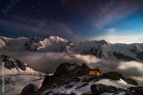 Camping Above the Clouds in Then Shan Mountains