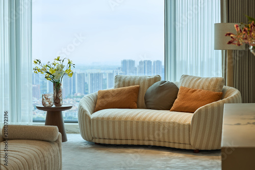 Obraz na plátně living room interior