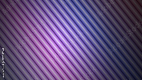 Quadro su tela Diagonal ribbed pattern displays gradients of purple and blue hues
